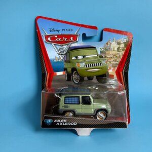 Mattel Disney Pixar Cars 2 MILES AXLEROD #17 Car 1:55 Scale 2010 New
